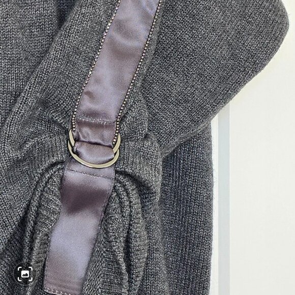 WHBM Long Sleeve Adj Ball Chain Coverup, Size S (NWT) - Picture 5 of 9